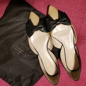 Kate Spade color-block bow d'orsey flats 8.5